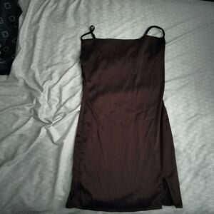 Amazon Women's Mini Dress - Dark Brown